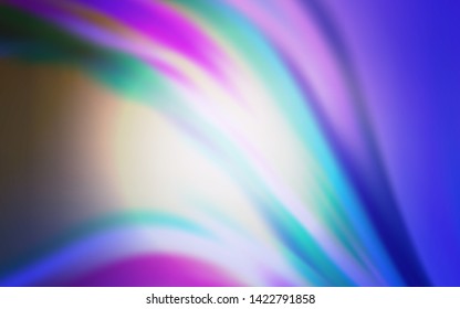 Light Pink, Blue vector blurred shine abstract template. New colored illustration in blur style with gradient. The best blurred design for your business.