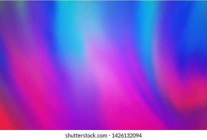 Light Pink, Blue vector blurred shine abstract template. Shining colored illustration in smart style. Background for a cell phone.