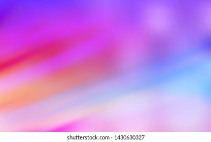 Light Pink, Blue vector blurred shine abstract texture. Colorful abstract illustration with gradient. New style for your business design.
