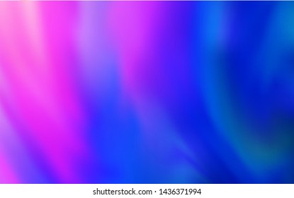 Light Pink, Blue vector blurred and colored pattern. Colorful illustration in abstract style with gradient. Elegant background for a brand book.