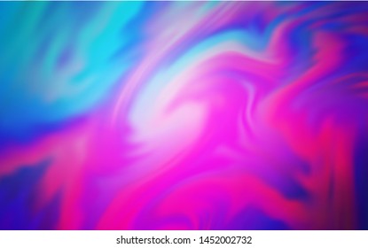 Light Pink, Blue vector blurred bright template. Colorful illustration in abstract style with gradient. New design for your business.