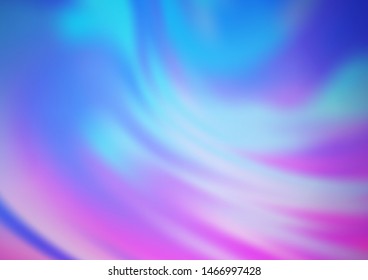 Light Pink, Blue vector blurred bright background. Glitter abstract illustration with an elegant design. A new texture for your design.