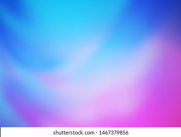 Light Pink, Blue vector blurred and colored background. Modern geometrical abstract illustration with gradient. A completely new design for your business.