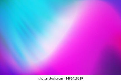 Light Pink, Blue vector blurred background. Glitter abstract illustration with gradient design. Completely new design for your business.