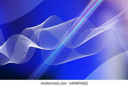 Light Pink, Blue vector blurred background. Shining colored illustration in smart style. New style for your business design.