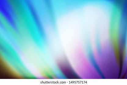 Light Pink, Blue vector blurred bright template. Creative illustration in halftone style with gradient. New way of your design.