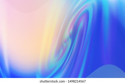 Light Pink, Blue vector blurred shine abstract background. Creative illustration in halftone style with gradient. Background for designs.