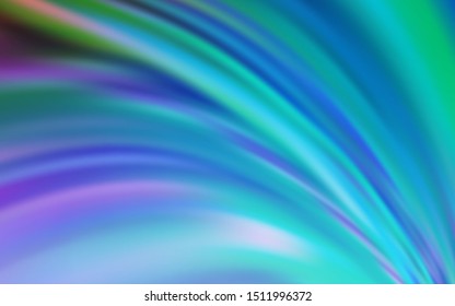 Light Pink, Blue vector blurred shine abstract template. A completely new colored illustration in blur style. The best blurred design for your business.