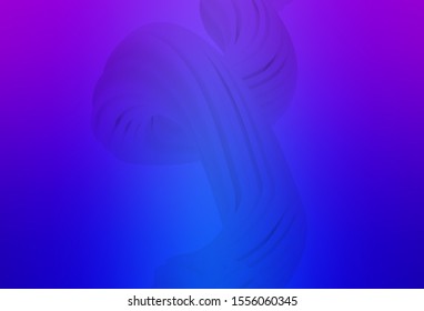 Light Pink, Blue vector blurred shine abstract background. Creative illustration in halftone style with gradient. Background for a cell phone.