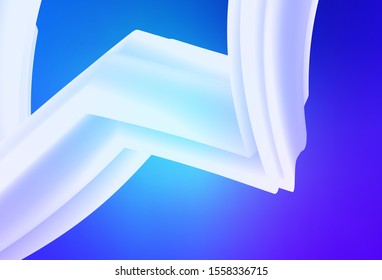Light Pink, Blue vector blurred background. Creative illustration in halftone style with gradient. New style for your business design.