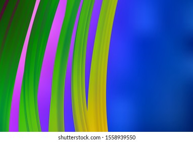 Light Pink, Blue vector blurred shine abstract texture. Colorful abstract illustration with gradient. New way of your design.