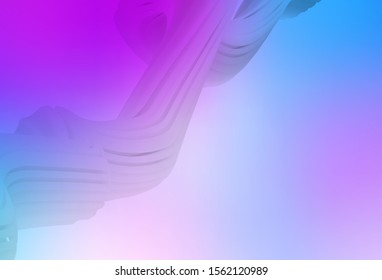 Light Pink, Blue vector blurred bright pattern. Modern abstract illustration with gradient. The best blurred design for your business.