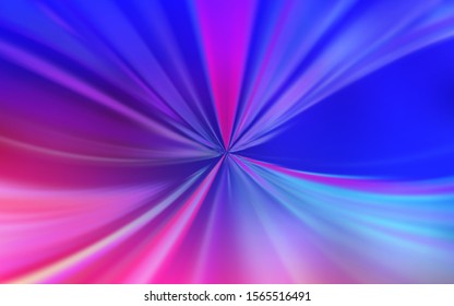 Light Pink, Blue vector blurred background. Creative illustration in halftone style with gradient. New style for your business design.