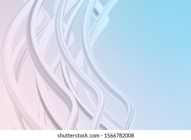 Light Pink, Blue vector blurred bright texture. A completely new colored illustration in blur style. Background for designs.