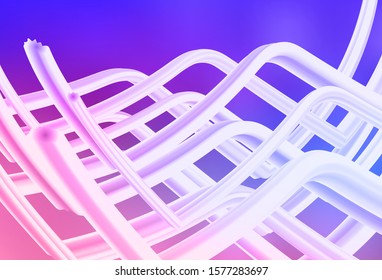 Light Pink, Blue vector blurred bright texture. An elegant bright illustration with gradient. Blurred design for your web site.