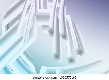 Light Pink, Blue vector blurred bright pattern. Shining colorful illustration in smart style. Elegant background for a brand book.
