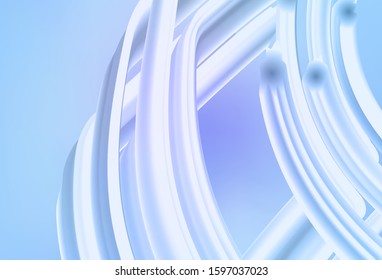 Light Pink, Blue vector blurred shine abstract background. Creative illustration in halftone style with gradient. Background for a cell phone.