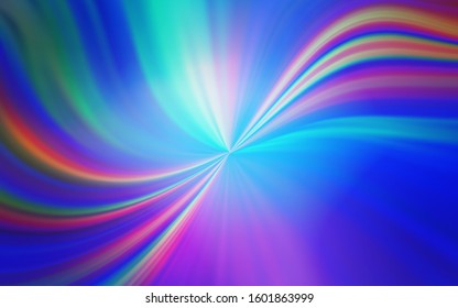 Light Pink, Blue vector blurred pattern. Creative illustration in halftone style with gradient. Background for a cell phone.