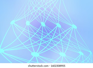 Light Pink, Blue vector blurred bright texture. Modern abstract illustration with gradient. Elegant background for a brand book.