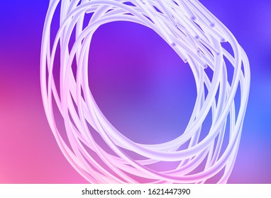 Light Pink, Blue vector blurred shine abstract background. Colorful illustration in abstract style with gradient. New style design for your brand book.