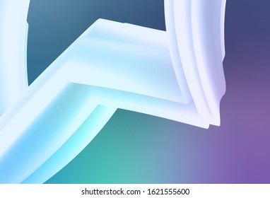 Light Pink, Blue vector blurred background. A completely new colored illustration in blur style. Completely new design for your business.
