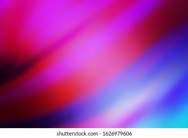 Light Pink, Blue vector blurred bright texture. Abstract colorful illustration with gradient. Blurred design for your web site.