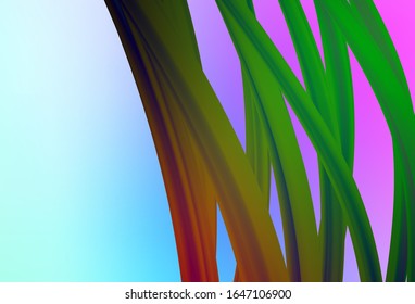 Light Pink, Blue vector blurred bright texture. New colored illustration in blur style with gradient. Elegant background for a brand book.