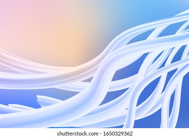 Hellrosa, blaue Vektorillustration unscharf helle Textur. Eine komplett neue farbige Illustration im unscharfen Stil. Neues Design für Ihr Markenbuch.