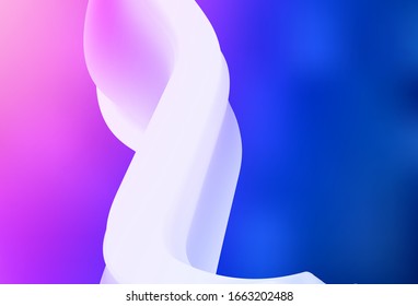 Light Pink, Blue vector blurred and colored pattern. An elegant bright illustration with gradient. Blurred design for your web site.