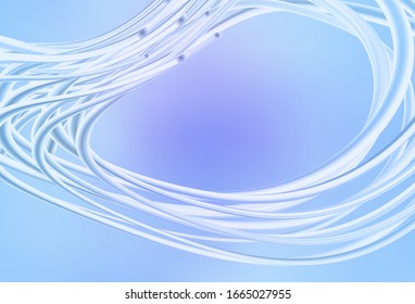 Light Pink, Blue vector blurred shine abstract background. Shining colorful illustration in smart style. New style for your business design.