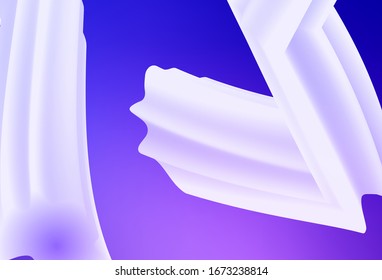 Light Pink, Blue vector blurred background. Glitter abstract illustration with gradient design. New style for your business design.