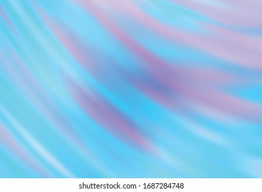 Light Pink, Blue vector blurred pattern. Glitter abstract illustration with gradient design. Background for designs.