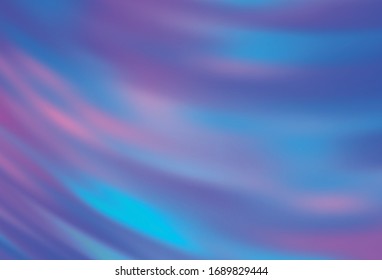 Light Pink, Blue vector blurred bright pattern. Glitter abstract illustration with gradient design. The best blurred design for your business.