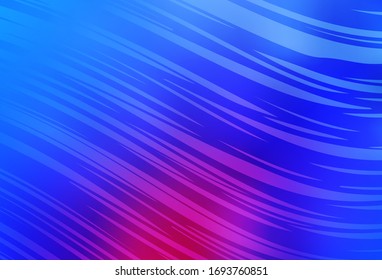 Light Pink, Blue vector blurred bright texture. Colorful abstract illustration with gradient. New design for your business.