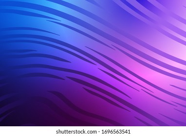 Plantilla brillante nítida, azul vectorial borrosa. Ilustración abstracta de color con degradado. Fondo para los diseños.