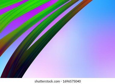 Light Pink, Blue vector blurred shine abstract texture. Colorful abstract illustration with gradient. New style for your business design.