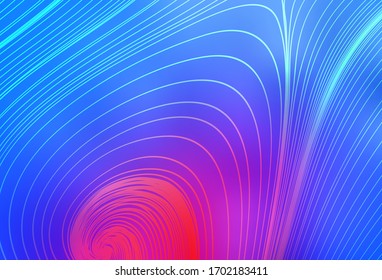 Light Pink, Blue vector blurred pattern. Shining colorful illustration in smart style. New style design for your brand book.