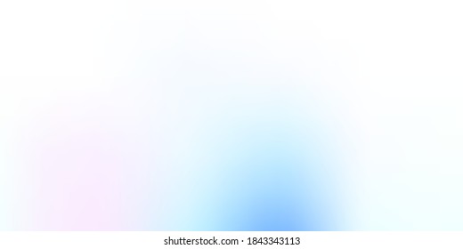 Hellrosa, blaue Vektorgrafik, unscharfer Hintergrund. Abstrakte farbige Illustration mit unscharfem Farbverlauf. Kluges Muster für Websites.