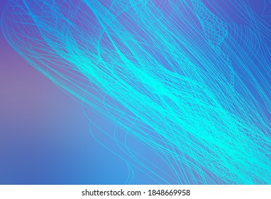 Light Pink, Blue vector blurred shine abstract texture. Colorful abstract illustration with gradient. Smart design for your work.