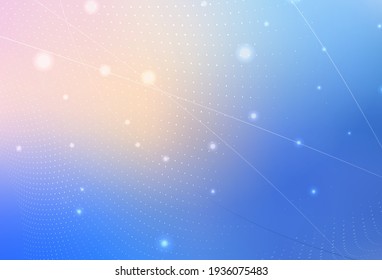 Vector azul claro Rosa, diseño decorativo borroso en estilo abstracto con burbujas. Ilustración abstracta moderna con gotas de agua coloridas. Diseño moderno para una tarjeta de visita.