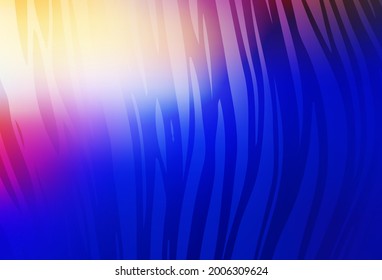 Light Pink, Blue vector blurred shine abstract template. Creative illustration in halftone style with gradient. New way of your design.