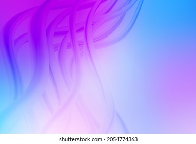 Rosa claro, azul vectorial borroso brillo de fondo abstracto. Ilustración colorida abstracta con gradiente. Nuevo diseño de estilo para tu libro de marca.