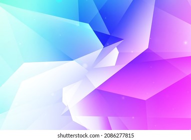Light Pink, Blue vector Blurred decorative design in abstract style with bubbles. Glitter abstract illustration with blurred drops of rain. Wallpaper for a cell phone.