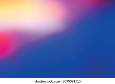 Patrón rosa claro, azul vectorial borroso y colorido. Ilustración colorida brillante de estilo inteligente. Marco elegante para un libro de marca.