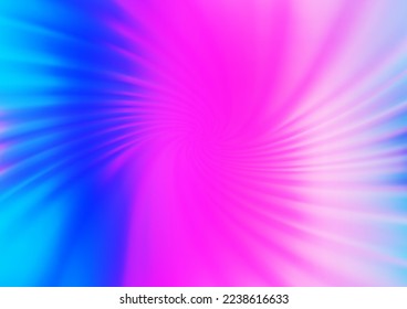 Plantilla abstracta de brillo de color rosa claro, azul vectorial borroso. Una ilustración de color completamente nueva en un estilo bokeh. Plantilla para fondos de teléfonos móviles.
