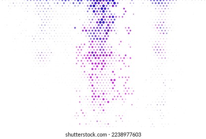 Light Pink, Blue vector Blurred bubbles on abstract background with colorful gradient. Beautiful colored illustration with blurred circles in nature style. Base for booklets, leaflets