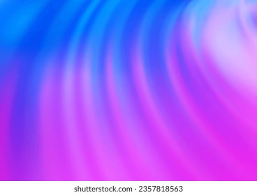Pink claro, vector azul borroso patrón brillante. Ilustración abstracta brillante con un diseño elegante. El fondo para tus diseños creativos.