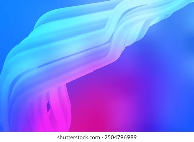 Light Pink, Blue vector blurred bright pattern. A completely new colored illustration in blur style. Background for a cell phone.