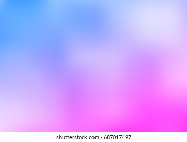 Light Pink, Blue vector blurred and colored pattern. An elegant bright illustration with gradient. A new texture for your design.