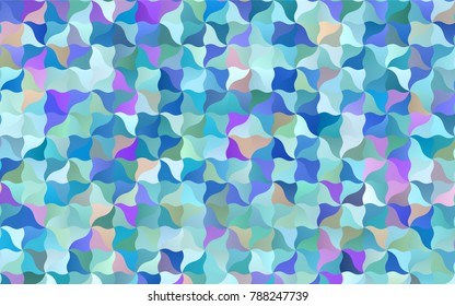 Light Pink, Blue vector blurred template. Colorful illustration in abstract cranked style with gradient. The polygonal design can be used for your web site.